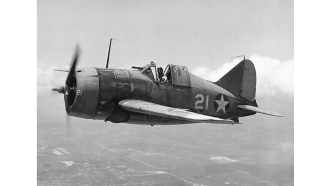 24. Brewster F2A (Buffalo)