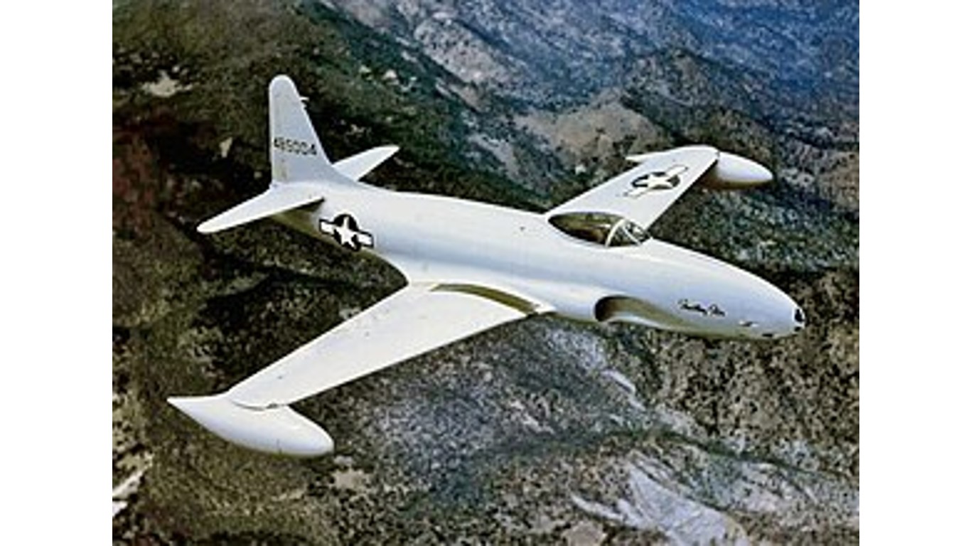 1. Lockheed P-80 / F-80 Shooting Star