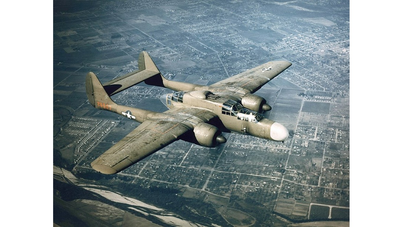 13. Northrop P-61 / F-61 Black Widow