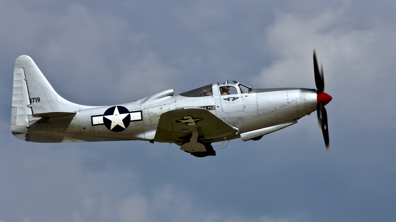 8. Bell P-63 Kingcobra