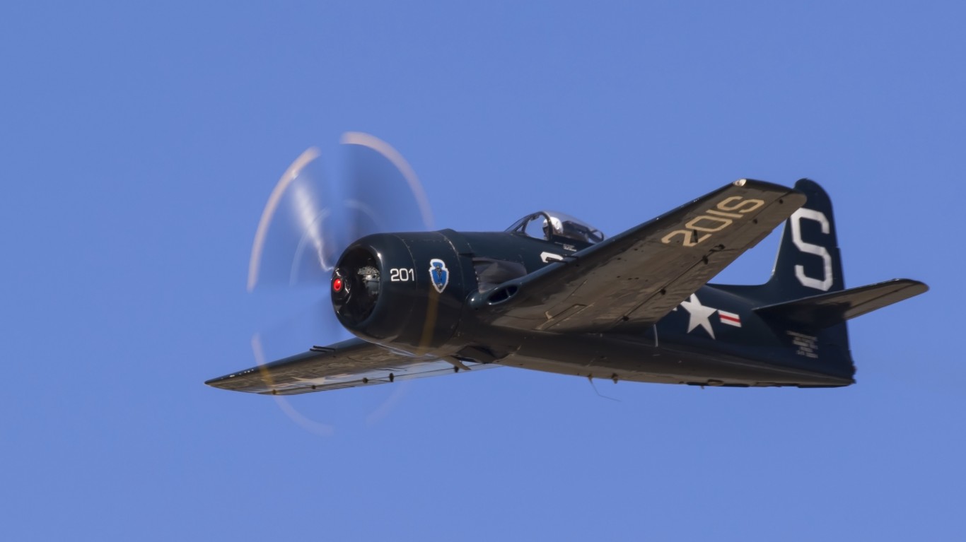 5. Grumman F8F Bearcat