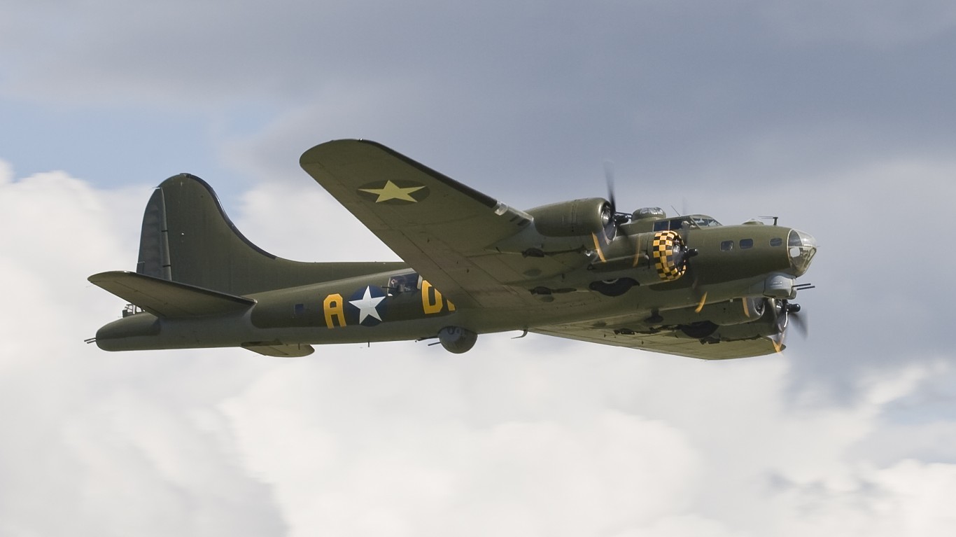 32. Boeing B-17 Flying Fortress