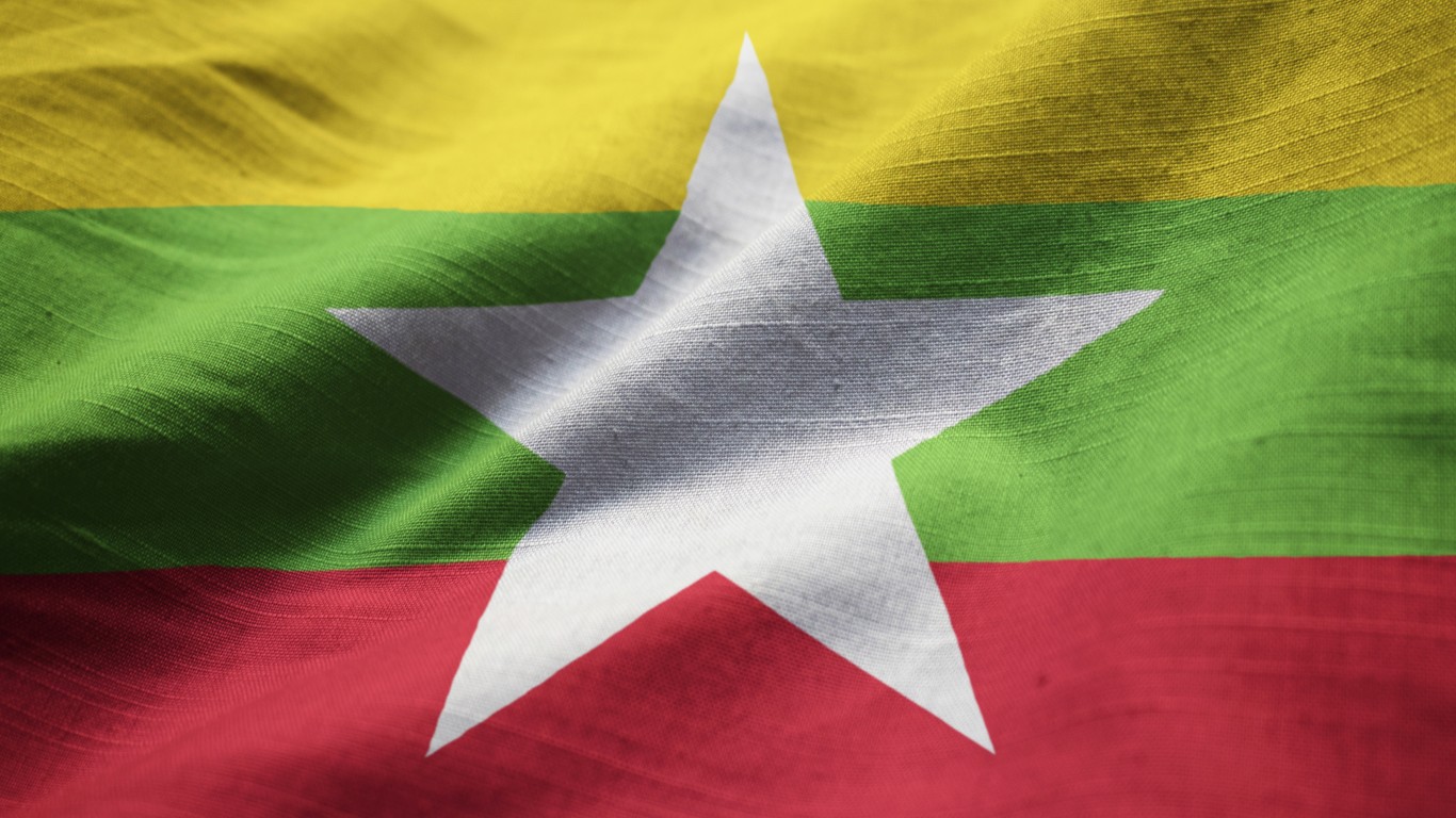 13. Myanmar