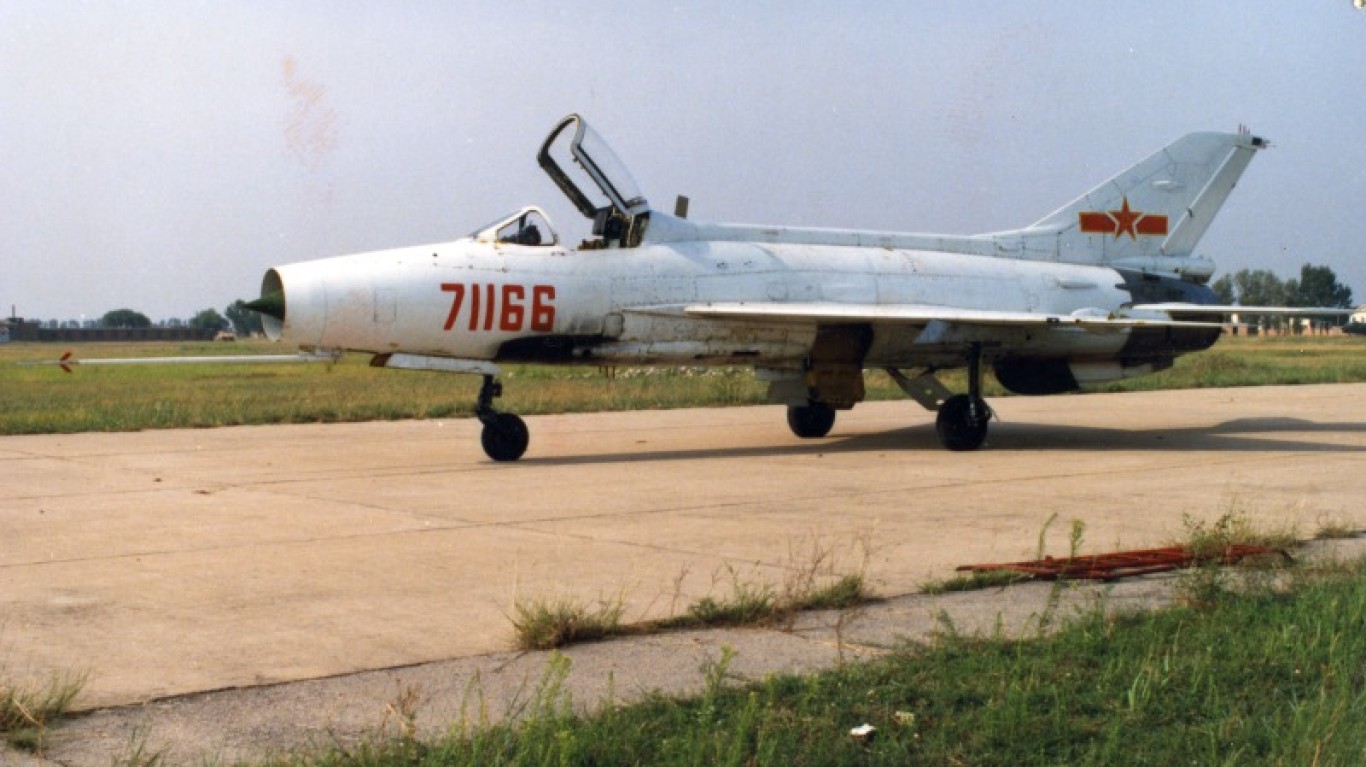 1. Chengdu J-7 Fishcan